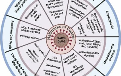 Oncogenic potential of SARS-CoV-2— targeting hallmarks of cancer pathways